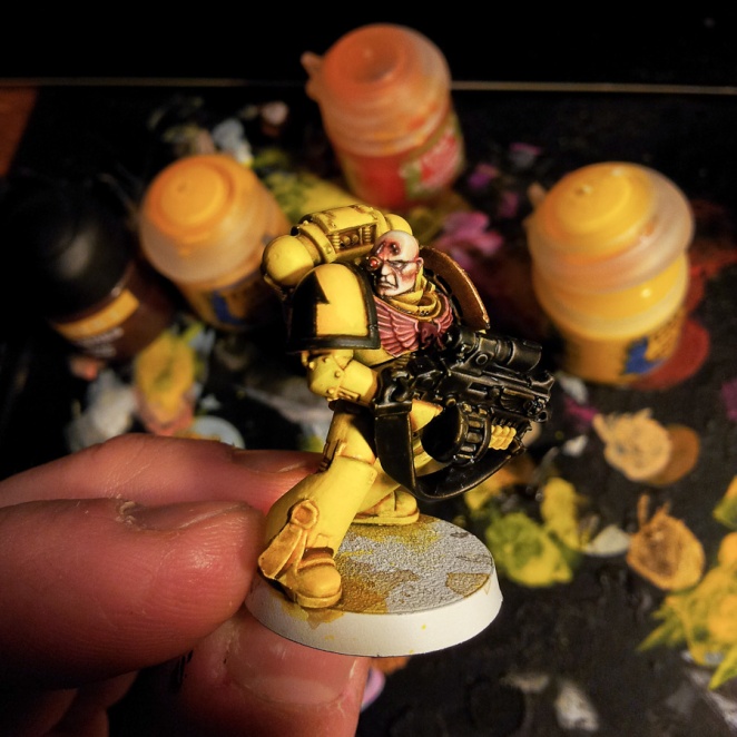 how to paint imperial fists