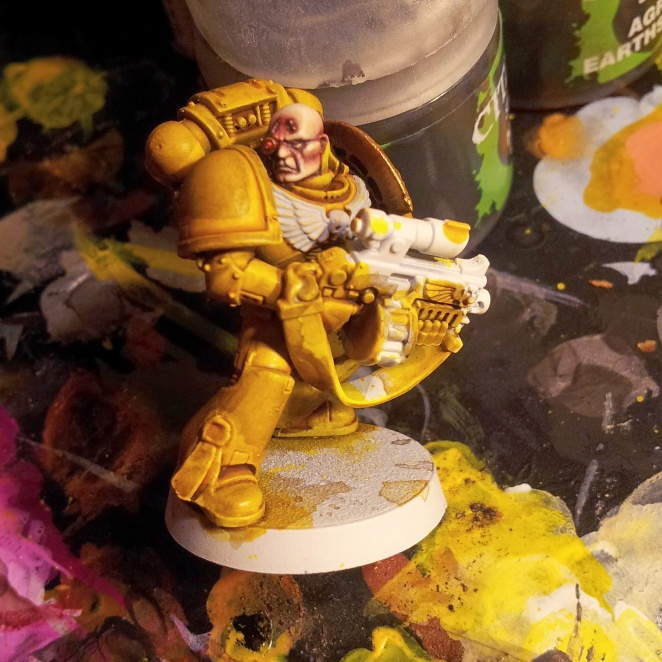 how to paint imperial fists