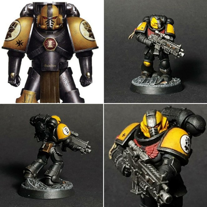 Imperial Fists Horus Heresy colour scheme